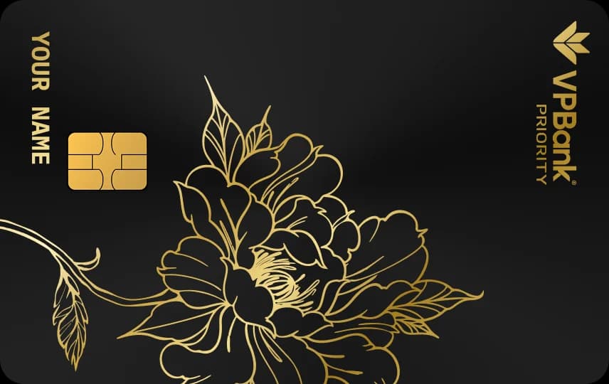 Một đóa mẫu đơn nở trọn nét thanh, nhành lá vươn sang bên, dòng tên dọc mép, Thẻ đen nét vàng