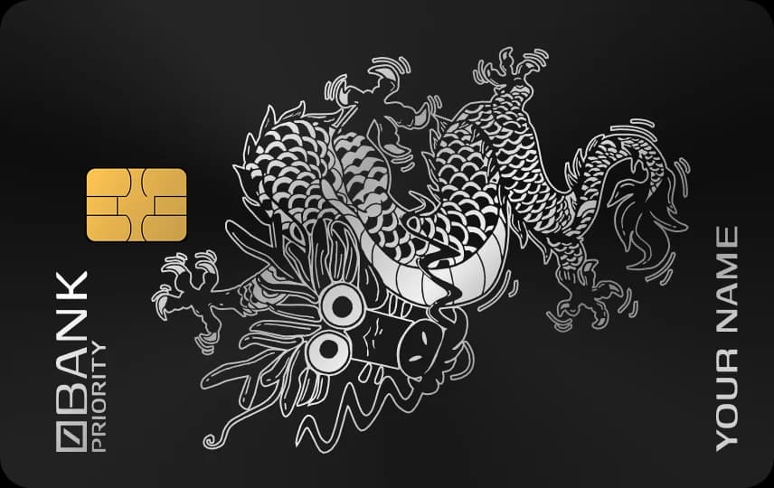 Rồng hoạt hình mắt tròn to, thân lượn sóng, vây và móng xòe vui nhộn, khắc dọc trên Thẻ đen nét bạc