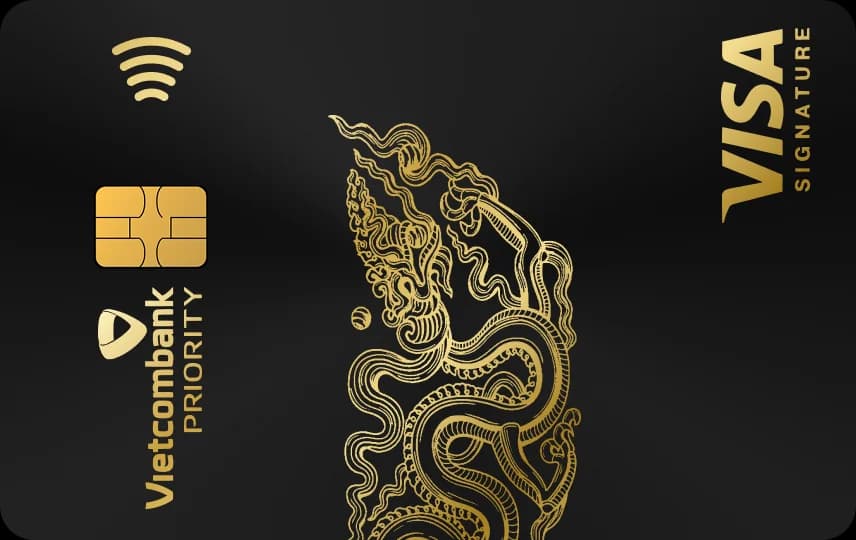 Rồng hoa văn truyền thống uốn dọc, đầu bờm lửa phía trên, đuôi xoắn phía dưới, Thẻ đen nét vàng